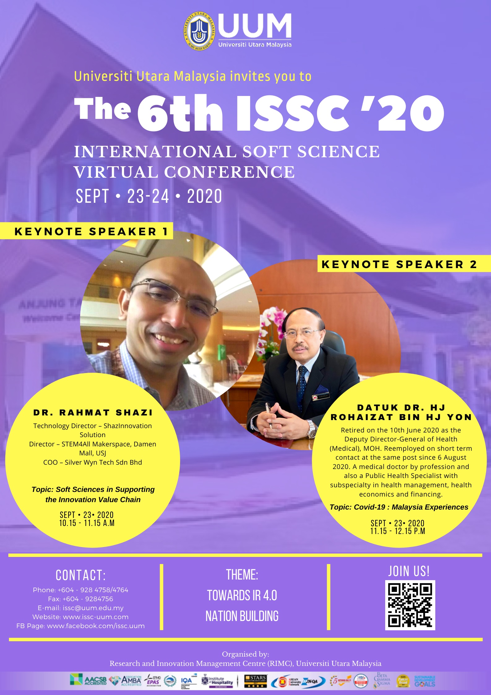 ISSC Keynote Speaker Poster 2020
