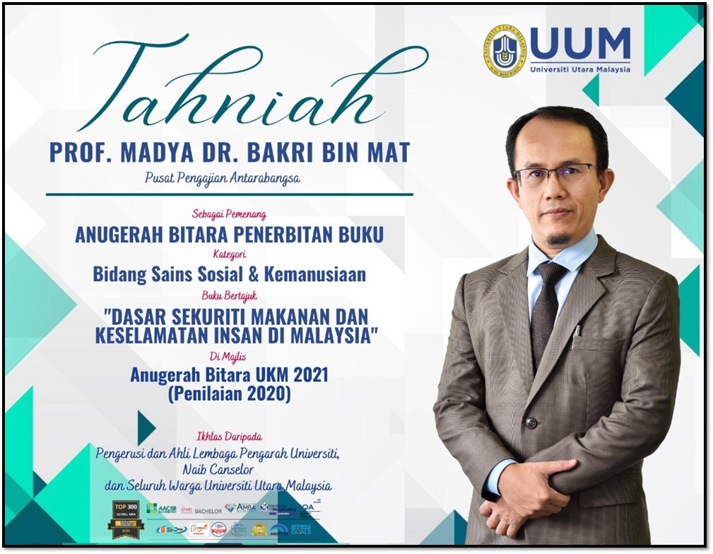 Tahniah Dr Bakri Mat Anugerah Penerbitan Bitara UKM